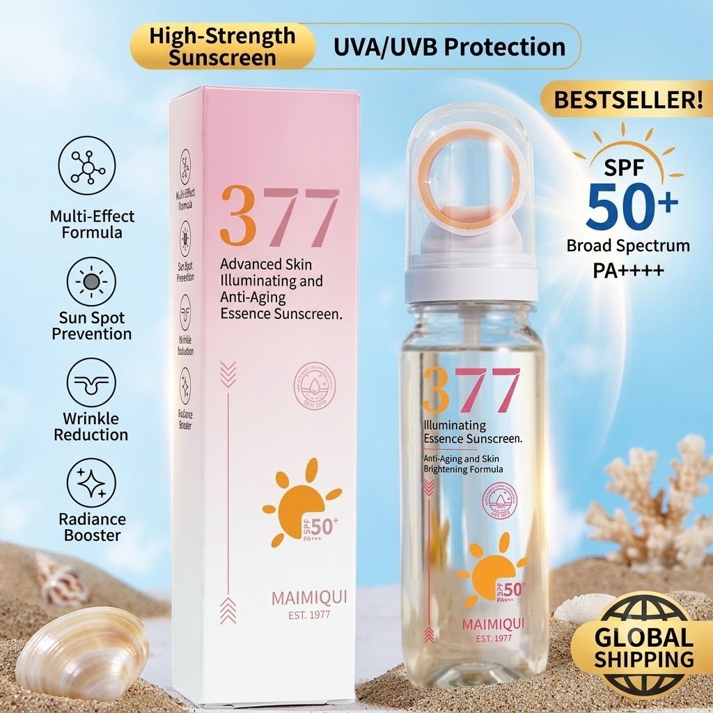 Spf 50 Waterproof Sunscreen - MAIMIQI 90g 377 ไวท์เทนนิ่ง ซันสกรีน สเปรย์