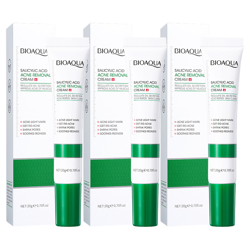 Salicylic Acid Blackhead Remover - 1/2/3pcs BIOAQUA Salicylic Acid ครีมครีมกําจัดสิว Mark