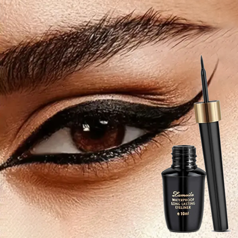 Waterproof Liquid Eyeliner Pen - ปากกาอายไลเนอร์ชนิดน้ําสีดําปลายแข็งยาวนานเป็นพิเศษกันน้ํา