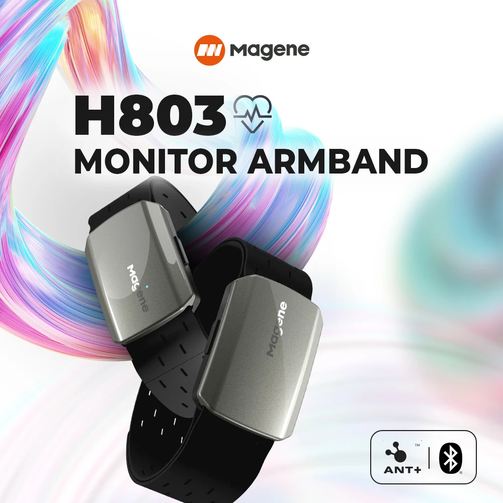 Health Monitors - เครื่องวัดอัตราการเต้นของหัวใจ Magene H803 แบบสายรัดแขน รองรับโหมดคู่ Bluetooth