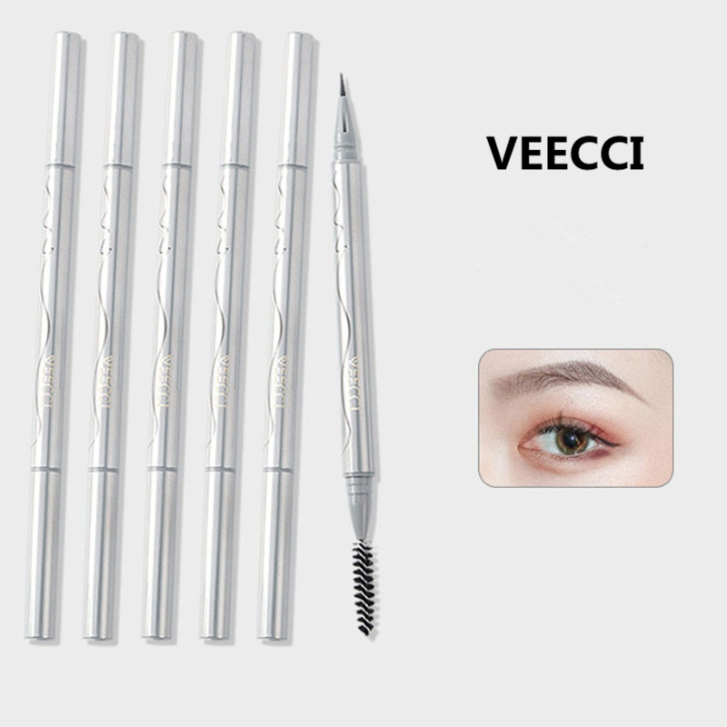 Waterproof Liquid Eyeliner Pen - ดินสอเขียนคิ้วแบบน้ำ Veecci ดินสอเขียนอายไลเนอร์แบบเส้นไหมใต้ขนตา กันน้ำ เขียนได้เส้นเล็กมาก สำหรับแต่งแต้มคิ้ว