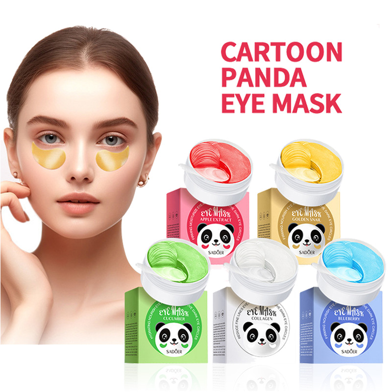 Collagen Under Eye Patches - 60pcs SADOER คริสตัล Collagen Eye Mask