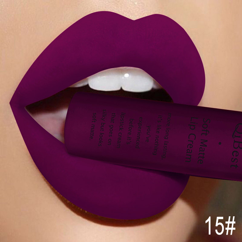 Matte Velvet Lip Tint Long Lasting - QIBEST เซ็กซี่ Velvet Matte Lip GLOSS