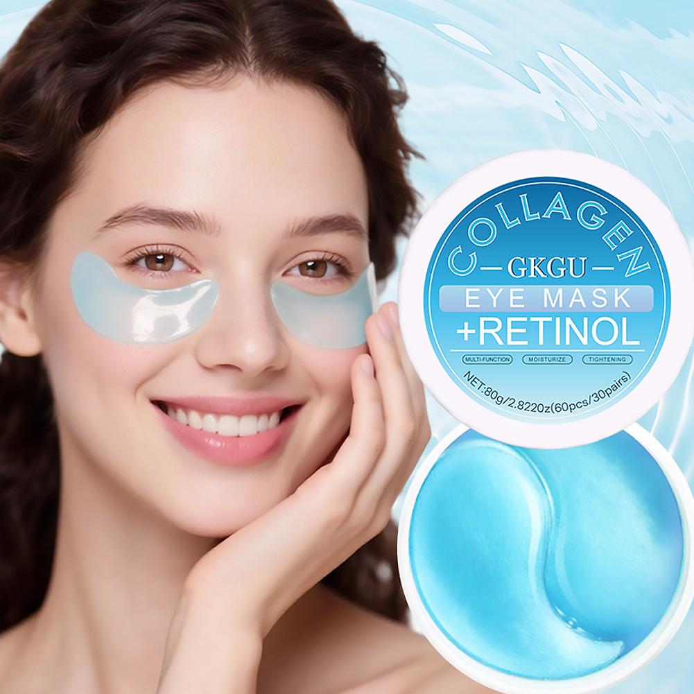 Collagen Under Eye Patches - แผ่นแปะใต้ตาคอลลาเจน เรตินอล, สารสกัดจากอะโวคาโด, มาส์กใต้ตาไฮยาลูโรนิก แอซิด ช่วยเติมความชุ่มชื้น