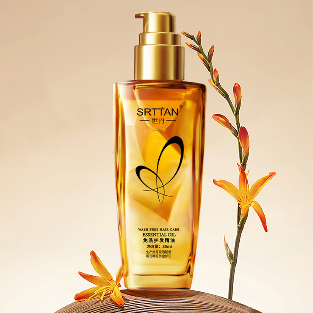 Hair Care - น้ำมันบำรุงเส้นผมแบบไม่ต้องล้างออก 1 ชิ้น, บำรุงเส้นผมให้นุ่ม, ไม่เหนียวเหนอะหนะ, น้ำมันใส่ผม,