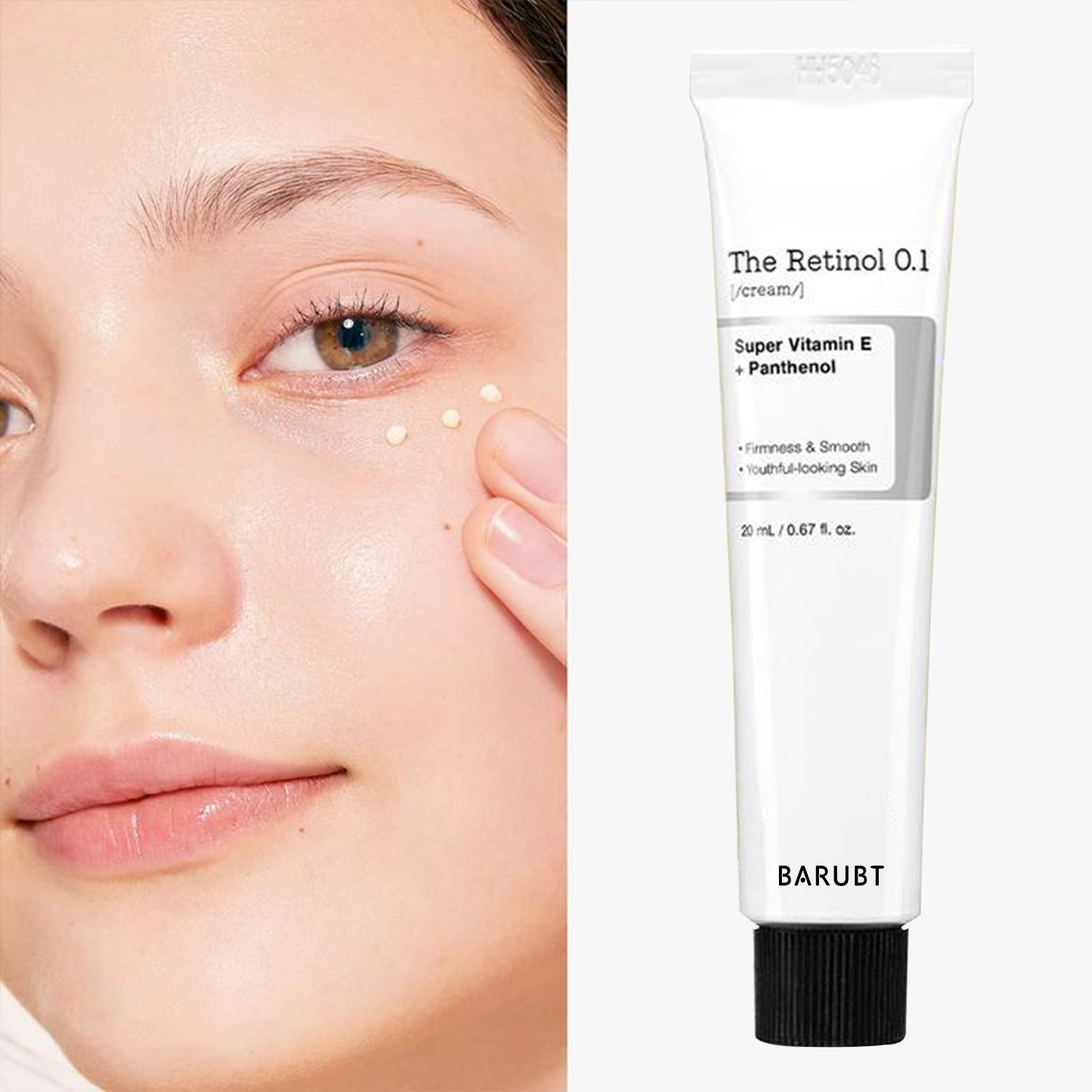 Retinol Anti Wrinkle Cream - ครีมเรตินอล 0.1% ครีมบำรุงรอบดวงตาและลำคอ ช่วยลดเลือนริ้วรอย กระชับผิว ด้วยการบำรุงด้วยเรตินอยด์