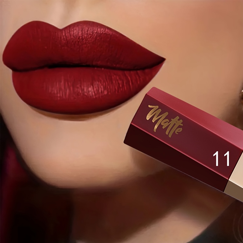 Matte Velvet Lip Tint Long Lasting - 1 ชิ้นกันน้ํา Matte Velvet Lip Tint: