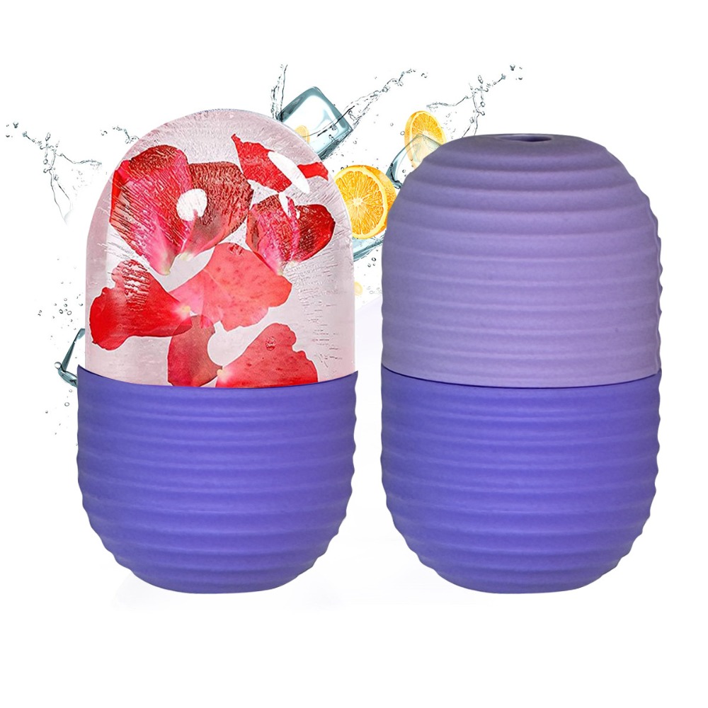 Face Ice Roller Puffiness - ลูกกลิ้งน้ำแข็งซิลิโคน 1 ชิ้น ใหม่ สำหรับยกกระชับใบหน้า ลดรูขุมขน