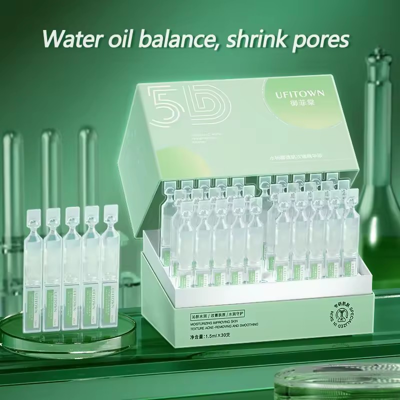 Niacinamide Pore Shrinking Essence - 3D Salicylic Acid หดรูขุมขนเซรั่ม 5D Hyaluronic