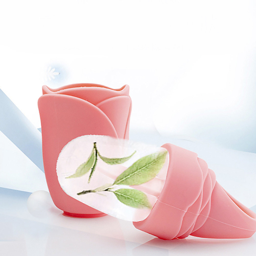Face Ice Roller Puffiness - แม่พิมพ์ซิลิโคนสำหรับใบหน้า 46 มล. งานประณีต ลูกกลิ้งน้ำแข็งสำหรับใบหน้าและรอบดวงตา บรรเทาอาการบวม