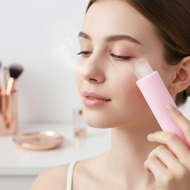 Face Ice Roller Puffiness - ถาดน้ำแข็งซิลิโคนรูปทรงลูกบาศก์ สำหรับนวดหน้า ลดบวม บำรุงผิวหน้า ใช้ซ้ำได้