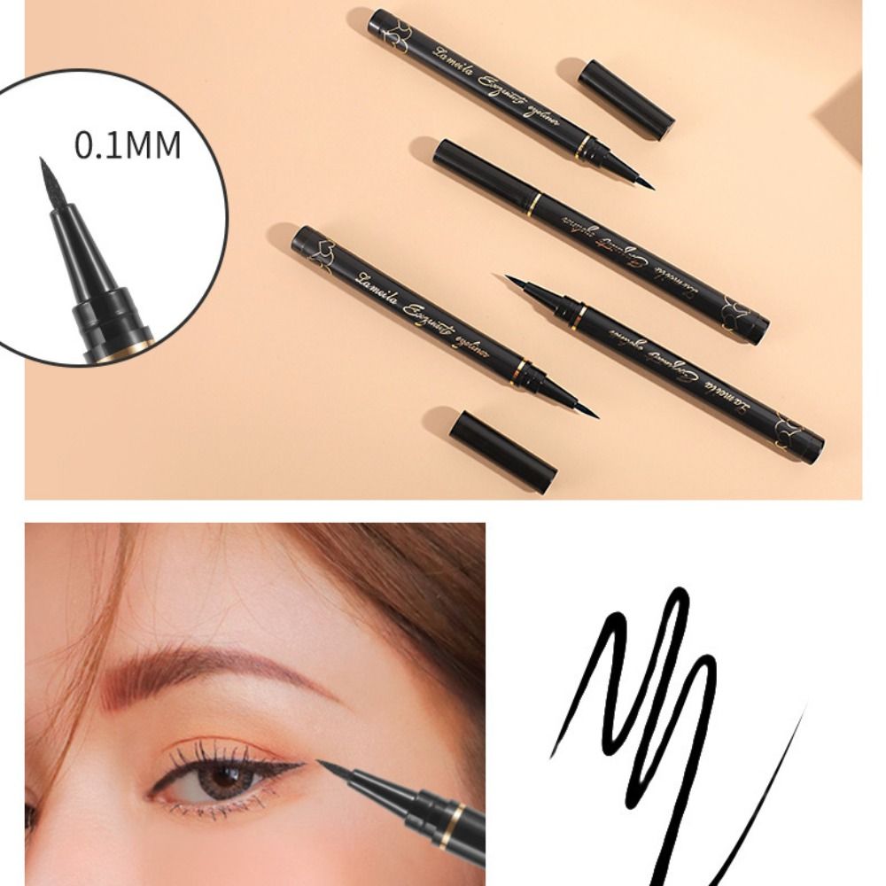 อายไลเนอร์สีดำกันน้ำติดทนนาน แ - Waterproof Liquid Eyeliner Pen บทวิจารณ์และราคา