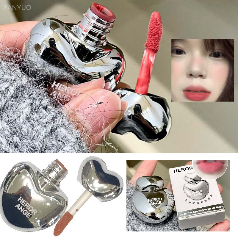 พีชหัวใจ Silky Matte ลิปสติก V - Matte Velvet Lip Tint Long Lasting บทวิจารณ์และราคา