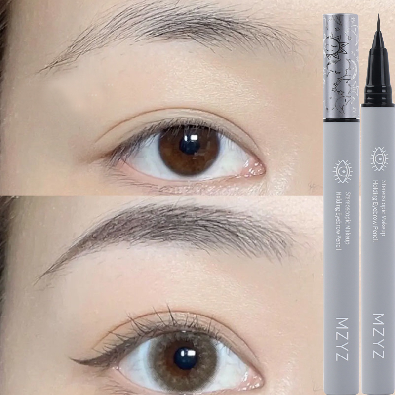 Multifunctional Liquid Eyebrow - Waterproof Liquid Eyeliner Pen บทวิจารณ์และราคา