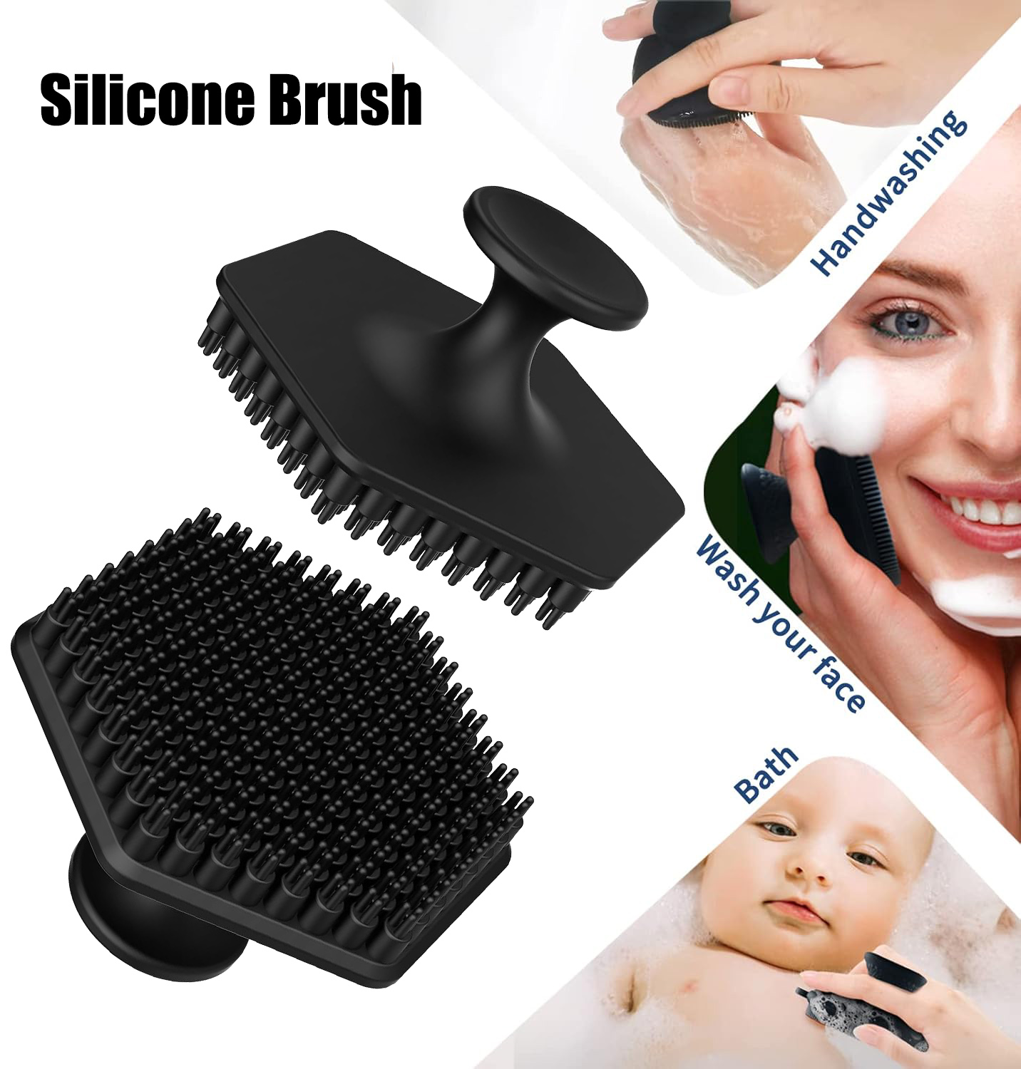 แปรงทำความสะอาดผิวหน้าซิลิโคนส - Silicone Face Scrubber Electric บทวิจารณ์และราคา