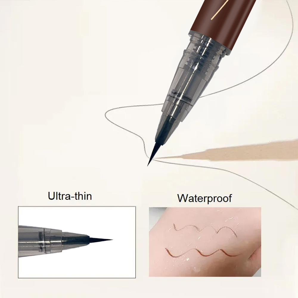 ใหม่ 0.005 มม.Ultra Fine Extra - Waterproof Liquid Eyeliner Pen บทวิจารณ์และราคา