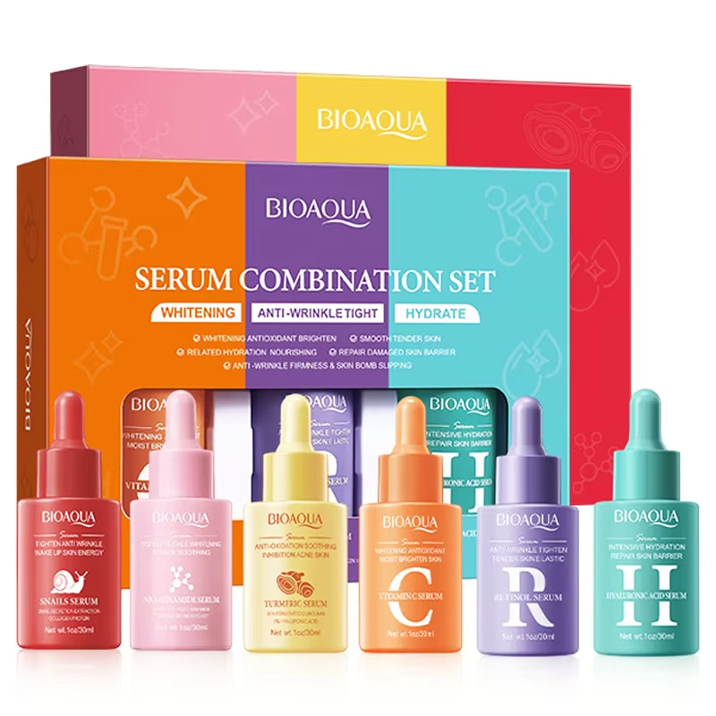 3 ชิ้น/เซ็ต BIOAQUA Vitamin C  - Hyaluronic Acid Facial Serum บทวิจารณ์และราคา