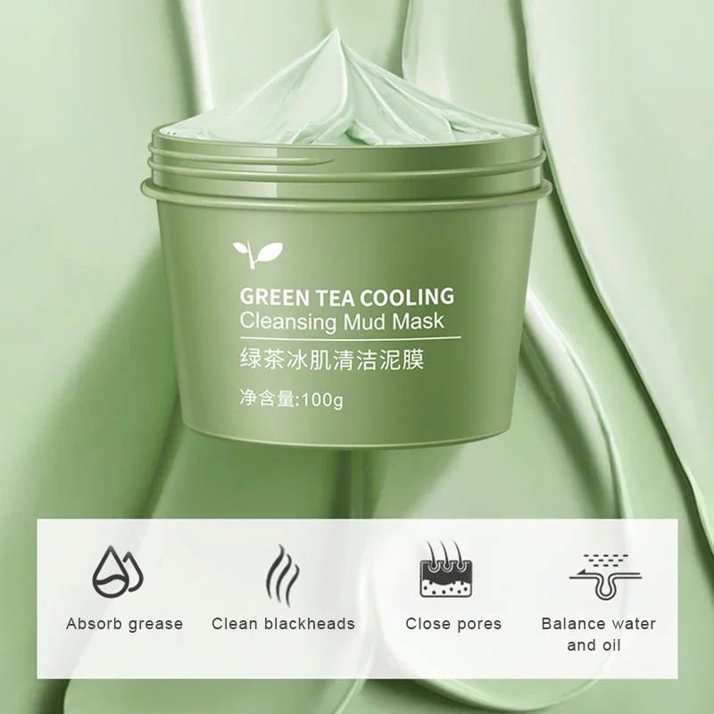 มาส์กโคลนชาเขียว มาส์กทำความสะ - Green Tea Cleansing Clay Mask บทวิจารณ์และราคา