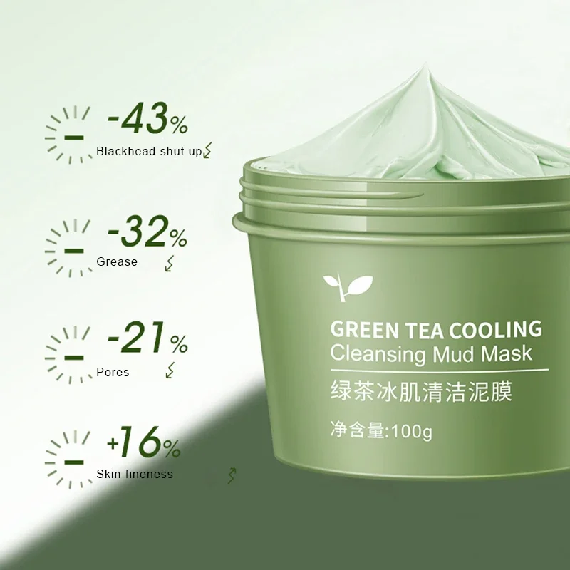 มาส์กโคลนชาเขียว มาส์กทำความสะ - Green Tea Cleansing Clay Mask บทวิจารณ์และราคา