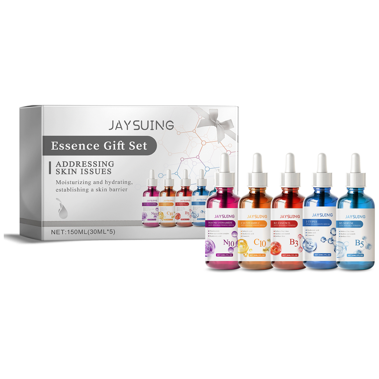 เซรั่มบํารุงผิวหน้าชุด 5PCS Hy - Niacinamide Pore Shrinking Essence บทวิจารณ์และราคา