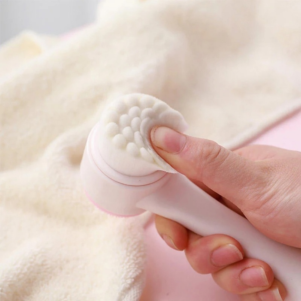 แปรงทำความสะอาดผิวหน้าซิลิโคนส - Silicone Face Scrubber Electric บทวิจารณ์และราคา
