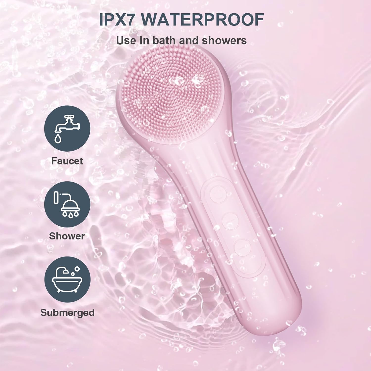 แปรงขัดหน้าซิลิโคน, แปรงทำความ - Silicone Face Scrubber Electric บทวิจารณ์และราคา