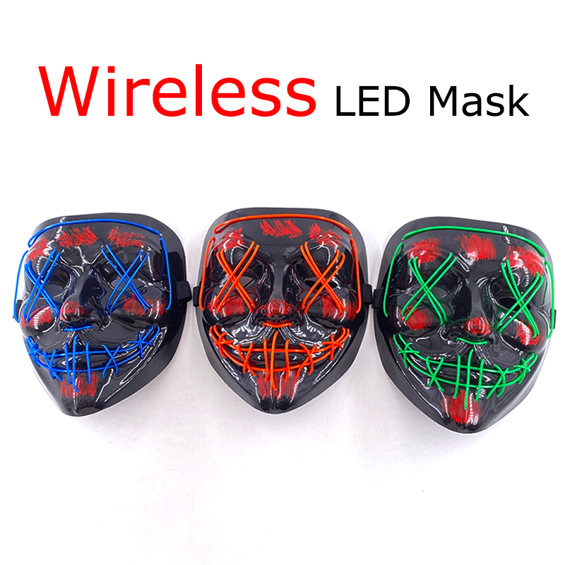 ไร้สายนีออน LED Purge Mask Glo - Led Light Therapy Face Mask บทวิจารณ์และราคา