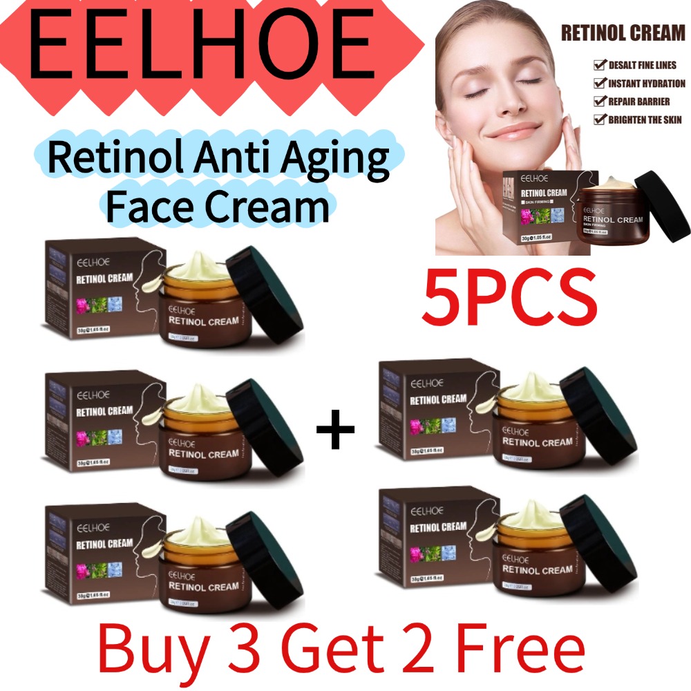 EELHOE 1/2/3/5PCS (ซื้อ 3 แถม  - Retinol Anti Wrinkle Cream บทวิจารณ์และราคา