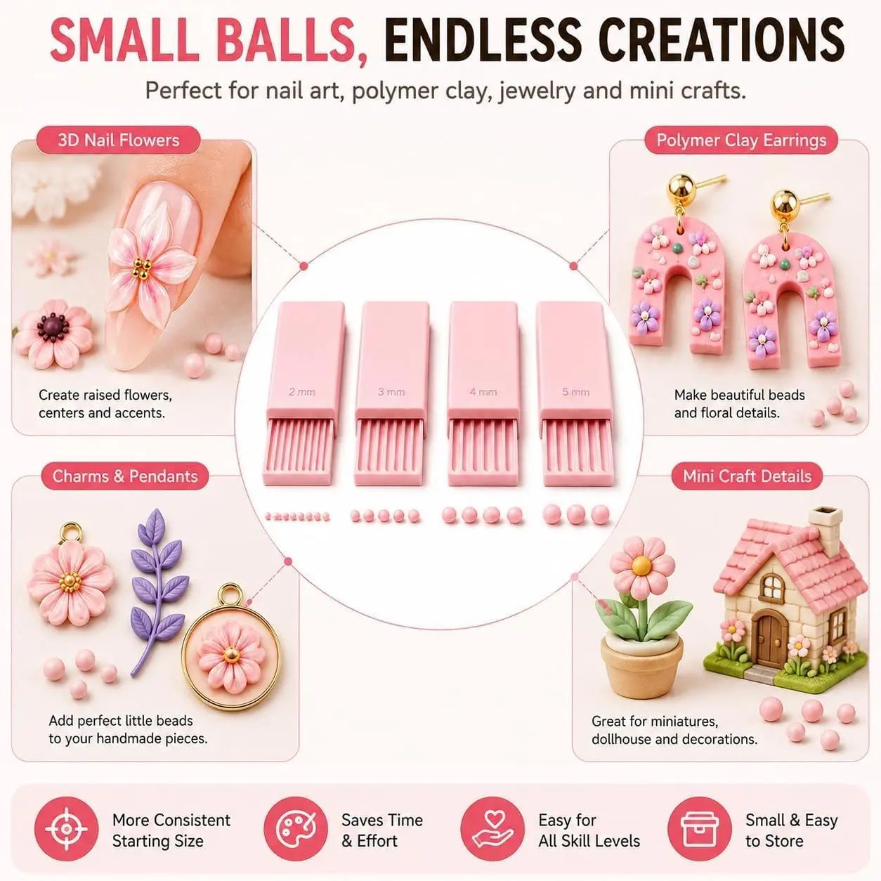 เครื่องมือทำลูกปัดเจล 3D สำหรั - Nail Art บทวิจารณ์และราคา