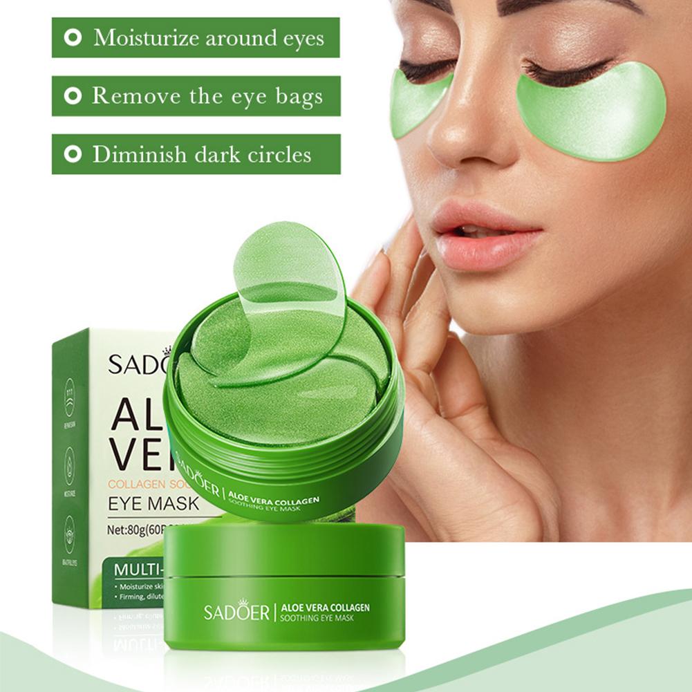 แผ่นมาส์กเจลว่านหางจระเข้ผสมคอ - Collagen Under Eye Patches บทวิจารณ์และราคา