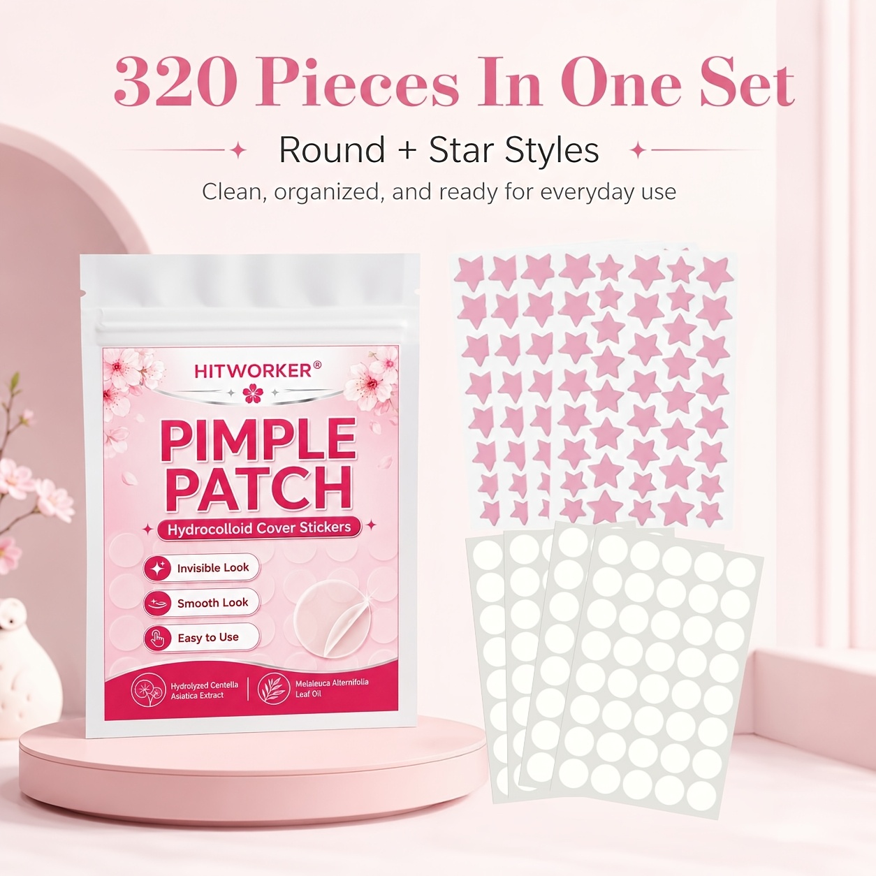 แผ่นปิดแผลไฮโดรคอลลอยด์แบบใส 3 - Hydrocolloid Pimple Patch บทวิจารณ์และราคา