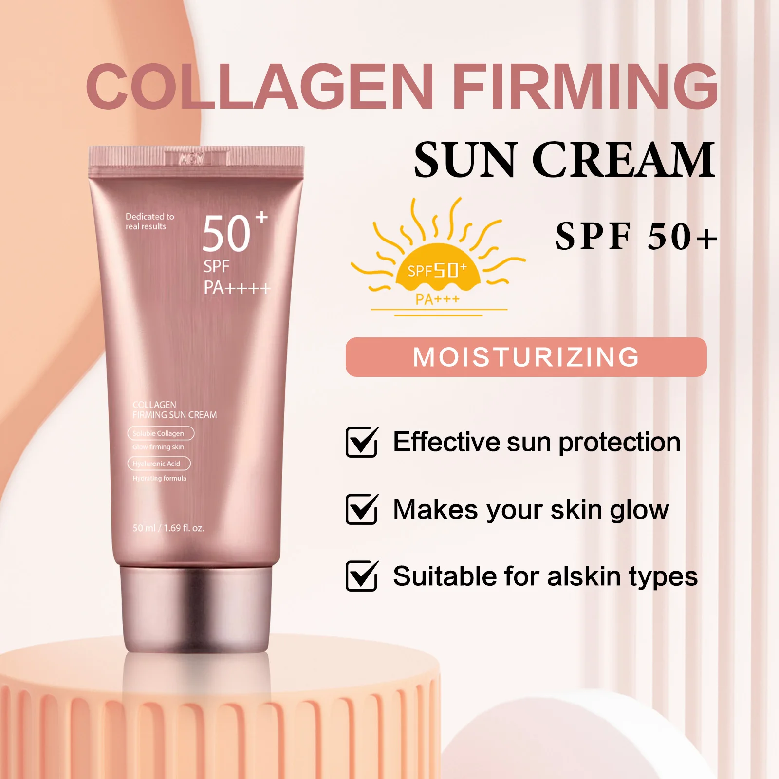 ครีมกันแดด SPF50 PA+++ กันน้ำ  - Spf 50 Waterproof Sunscreen บทวิจารณ์และราคา