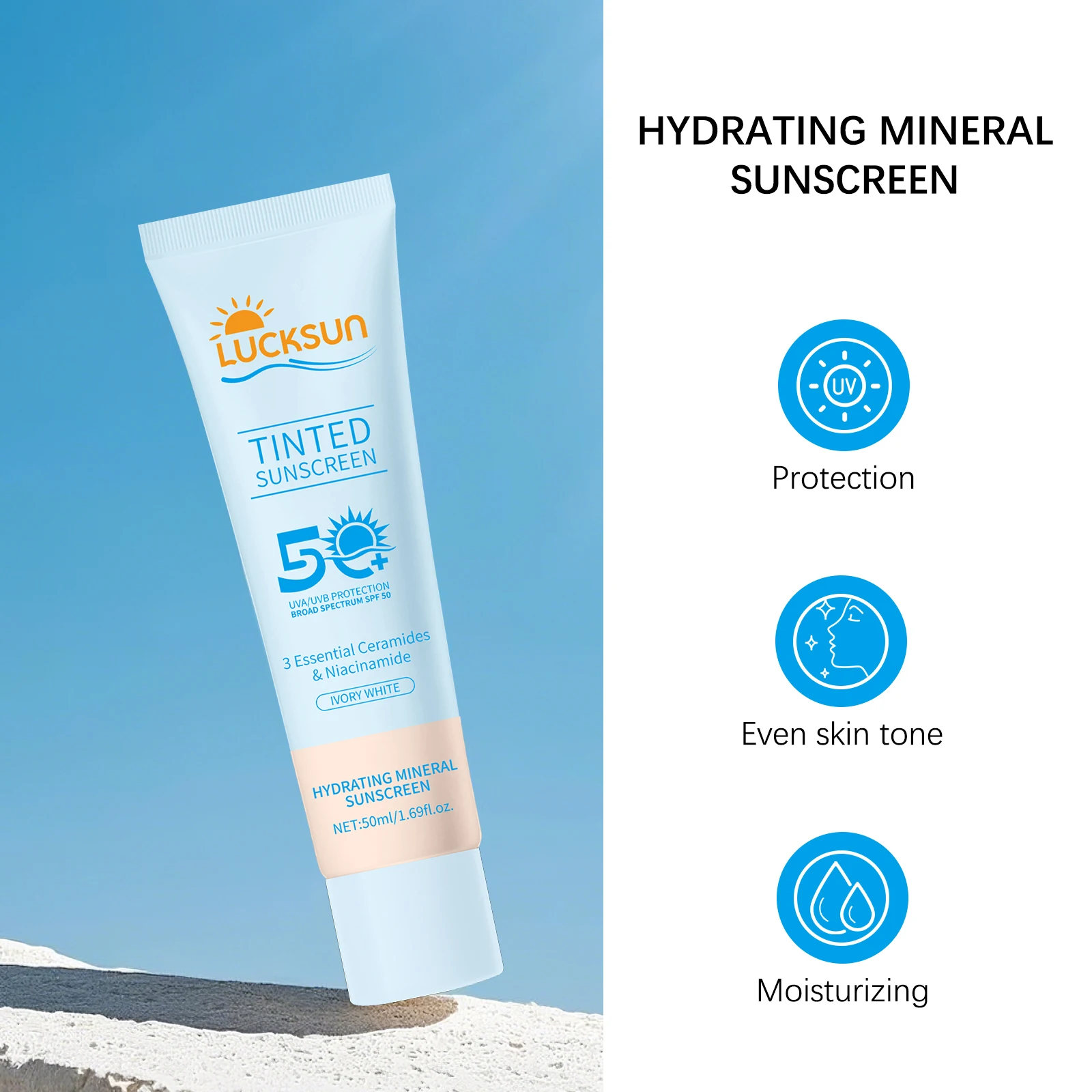 ครีมกันแดด SPF50+ ให้การปกป้อง - Spf 50 Waterproof Sunscreen บทวิจารณ์และราคา