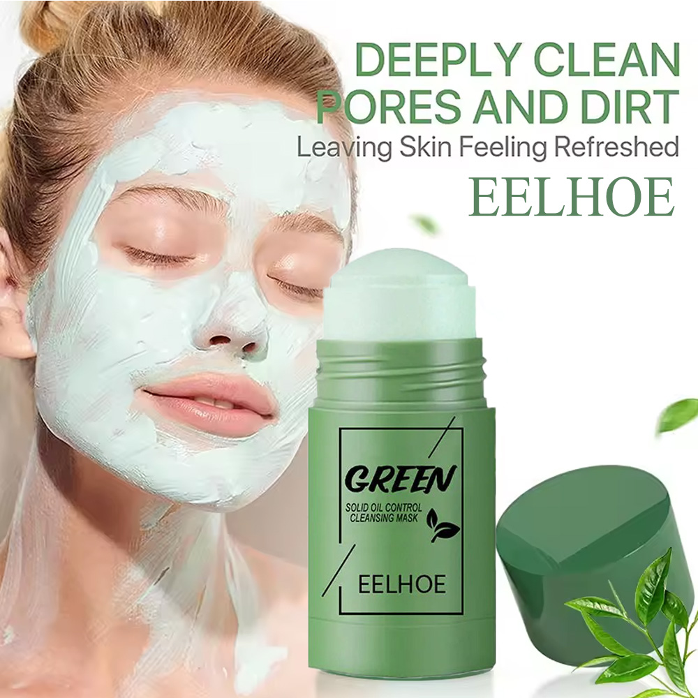 1~5 ชิ้น โคลนชาเขียวแบบแท่งสำห - Green Tea Cleansing Clay Mask บทวิจารณ์และราคา