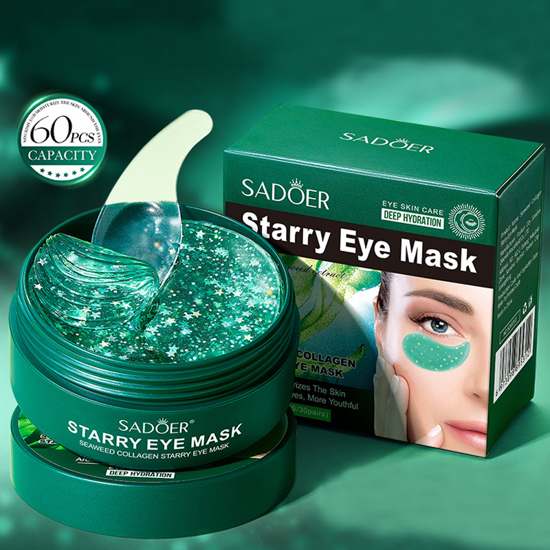 60 ชิ้น/กล่อง มาส์กใต้ตาสาหร่า - Collagen Under Eye Patches บทวิจารณ์และราคา