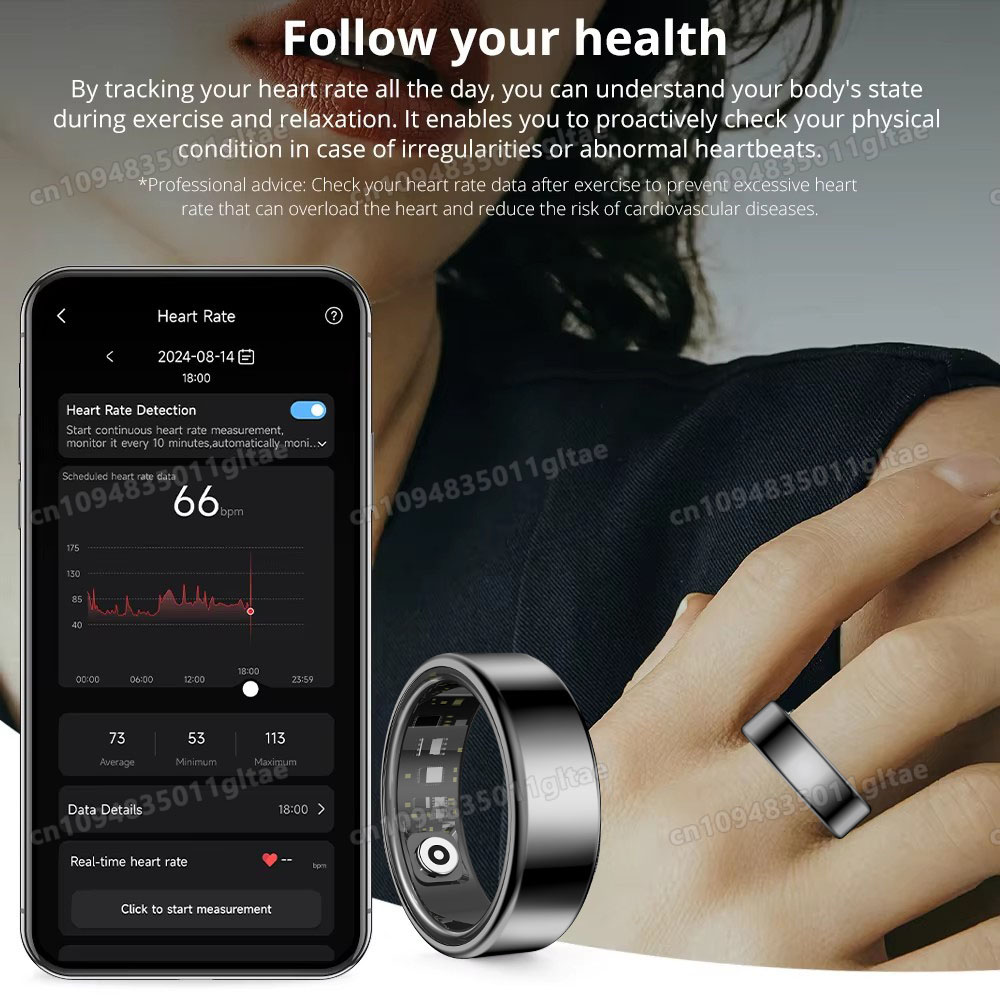 แหวนอัจฉริยะ R10 พร้อมเคสชาร์จ - Health Monitors บทวิจารณ์และราคา
