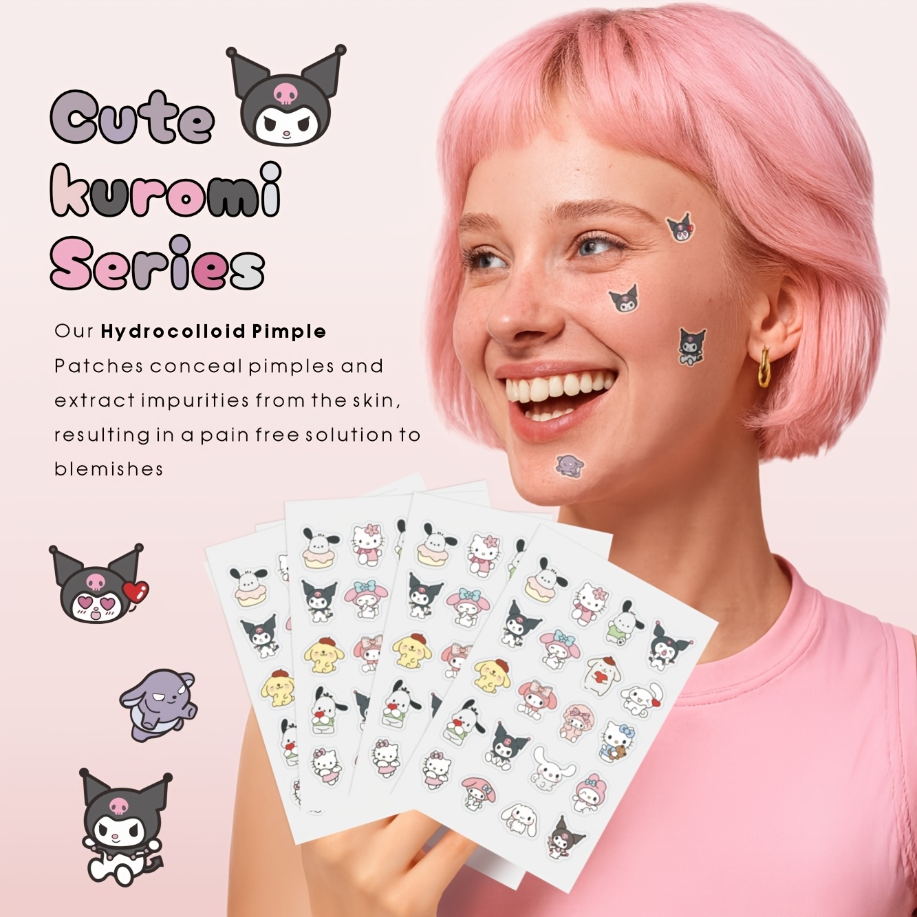20/80 ชิ้น ซานริโอ เฮลโล คิตตี - Hydrocolloid Pimple Patch บทวิจารณ์และราคา