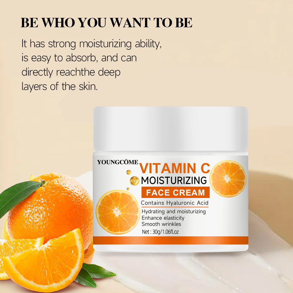 Vitamin C Moisturizing Cream R - Hyaluronic Acid Facial Serum บทวิจารณ์และราคา