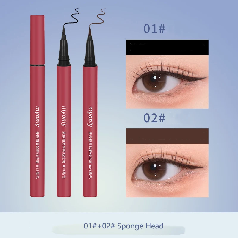 อายไลเนอร์เนื้อละเอียดเป็นพิเศ - Waterproof Liquid Eyeliner Pen บทวิจารณ์และราคา