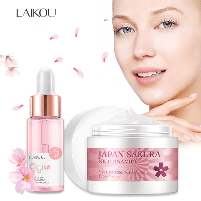 LAIKOU SAKURA เซรั่มและคอลลาเจ - Niacinamide Pore Shrinking Essence บทวิจารณ์และราคา