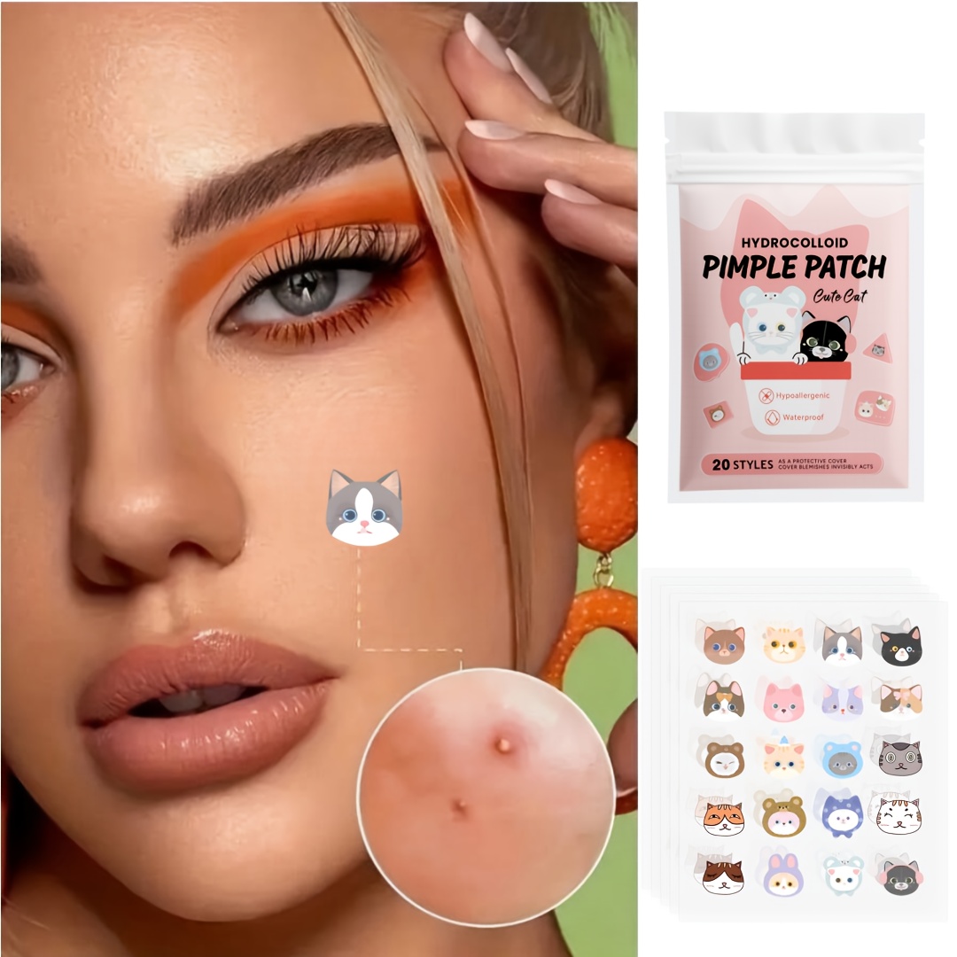 แผ่นแปะสิวรูปแมวน่ารัก 100 ชิ้ - Skincare บทวิจารณ์และราคา