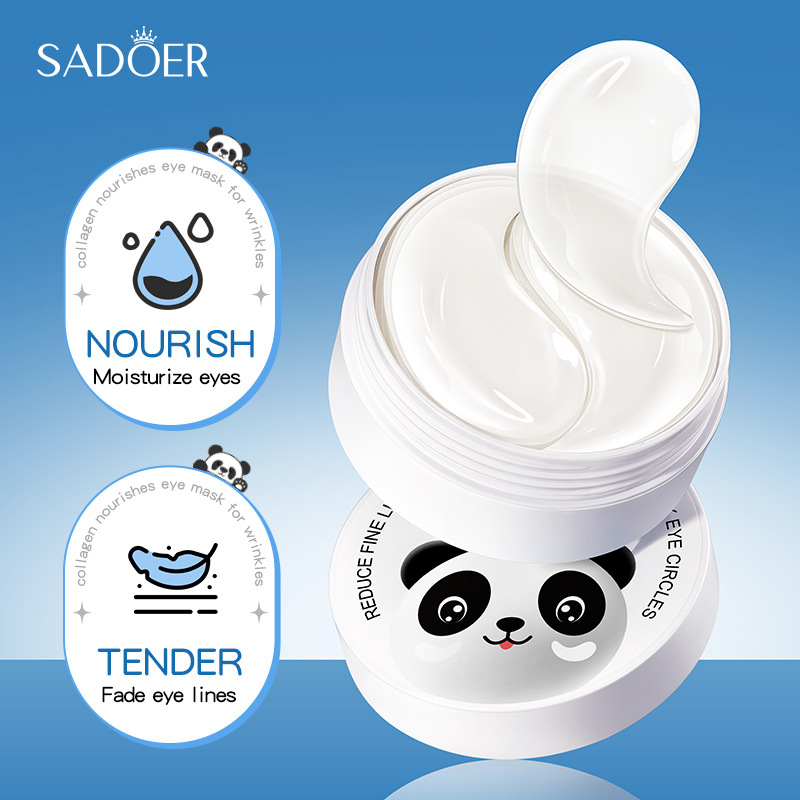 60pcs SADOER คริสตัล Collagen  - Collagen Under Eye Patches บทวิจารณ์และราคา