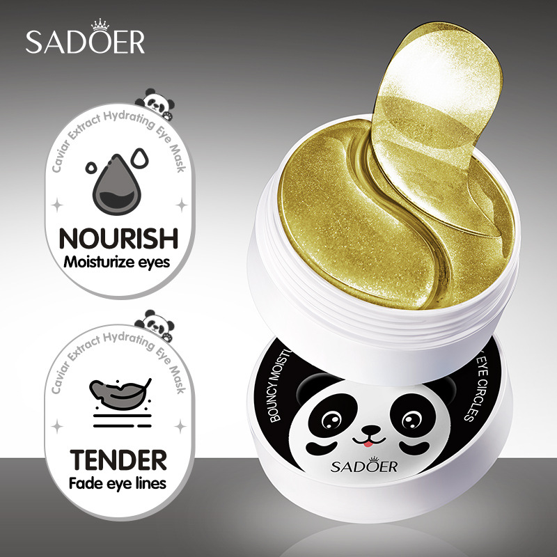 60pcs SADOER คริสตัล Collagen  - Collagen Under Eye Patches บทวิจารณ์และราคา