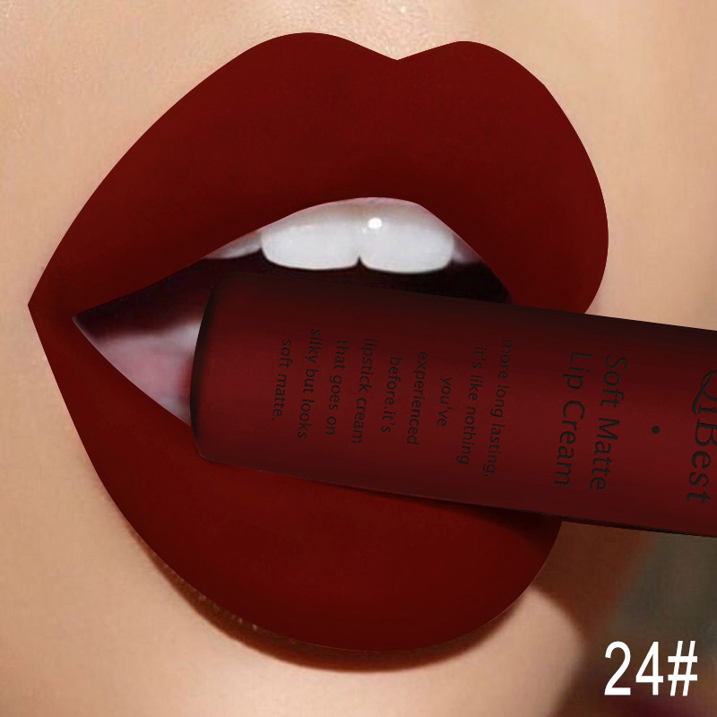 QIBEST เซ็กซี่ Velvet Matte Li - Matte Velvet Lip Tint Long Lasting บทวิจารณ์และราคา