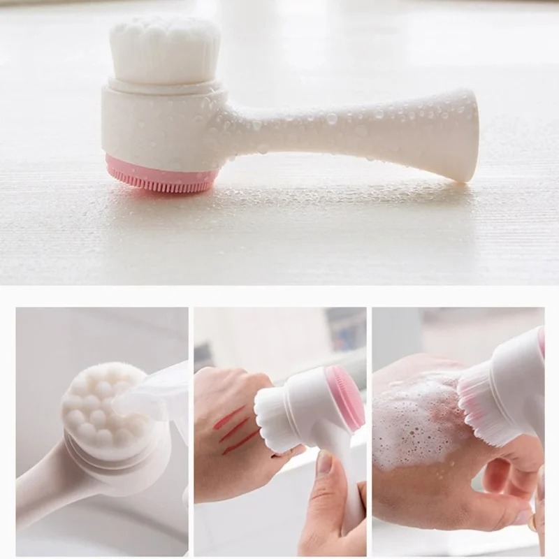 แปรงทำความสะอาดผิวหน้าแบบ 3 มิ - Silicone Face Scrubber Electric บทวิจารณ์และราคา