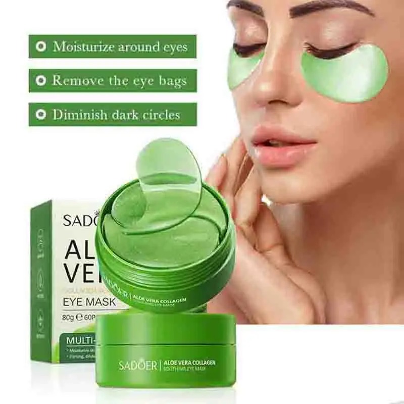60pcs Aloe Vera Collagen Eye M - Collagen Under Eye Patches บทวิจารณ์และราคา