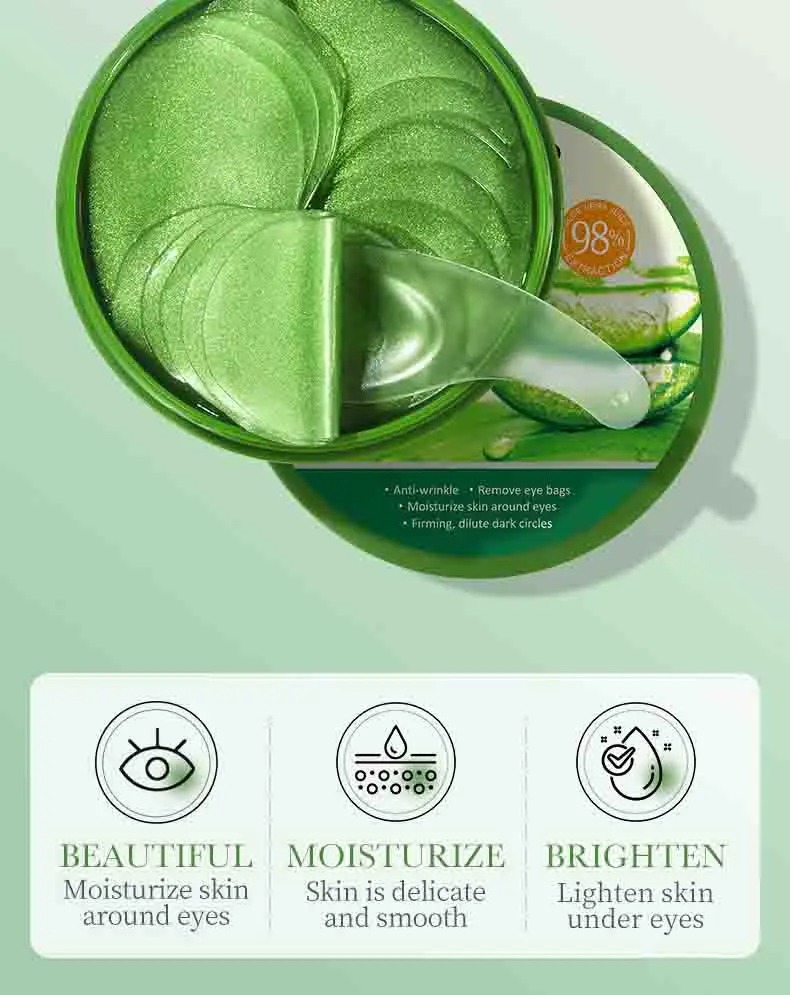 60pcs Aloe Vera Collagen Eye M - Collagen Under Eye Patches บทวิจารณ์และราคา