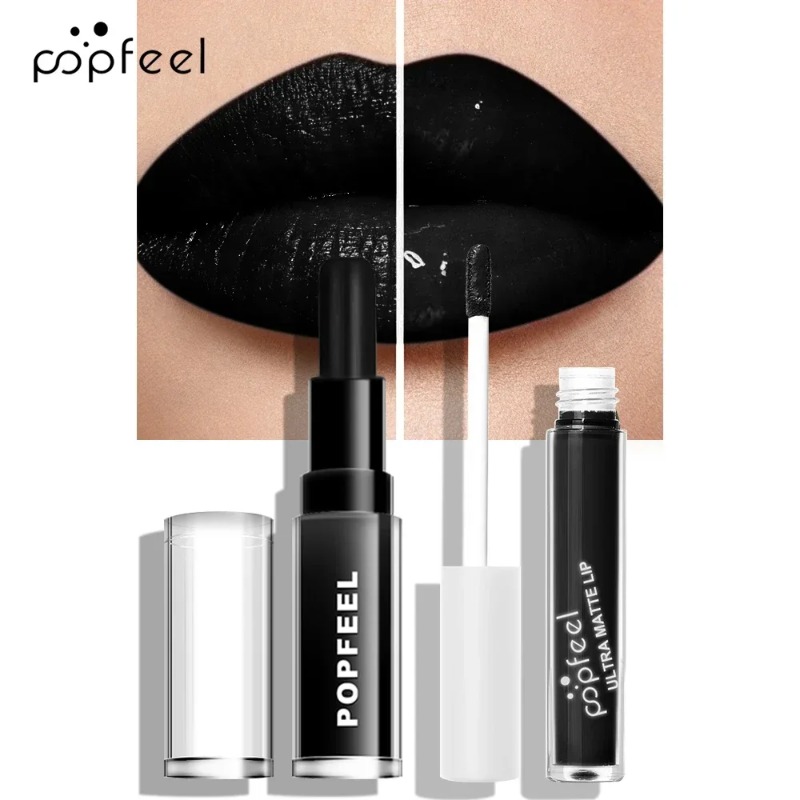 ลิปสติกเนื้อแมทสีดำพังก์ กันน้ - Matte Velvet Lip Tint Long Lasting บทวิจารณ์และราคา