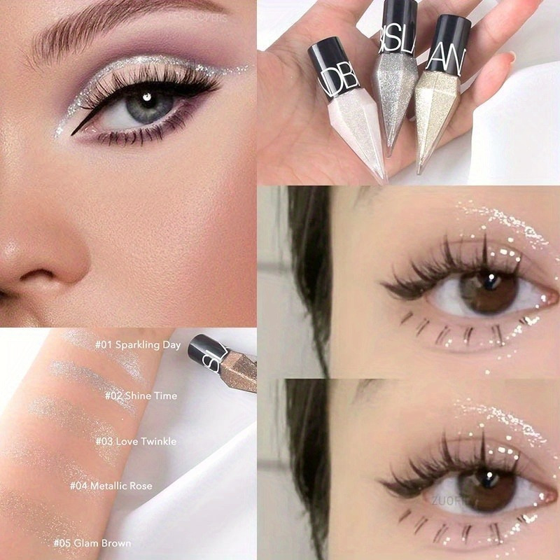Pearlescent Glitter Diamond Li - Waterproof Liquid Eyeliner Pen บทวิจารณ์และราคา