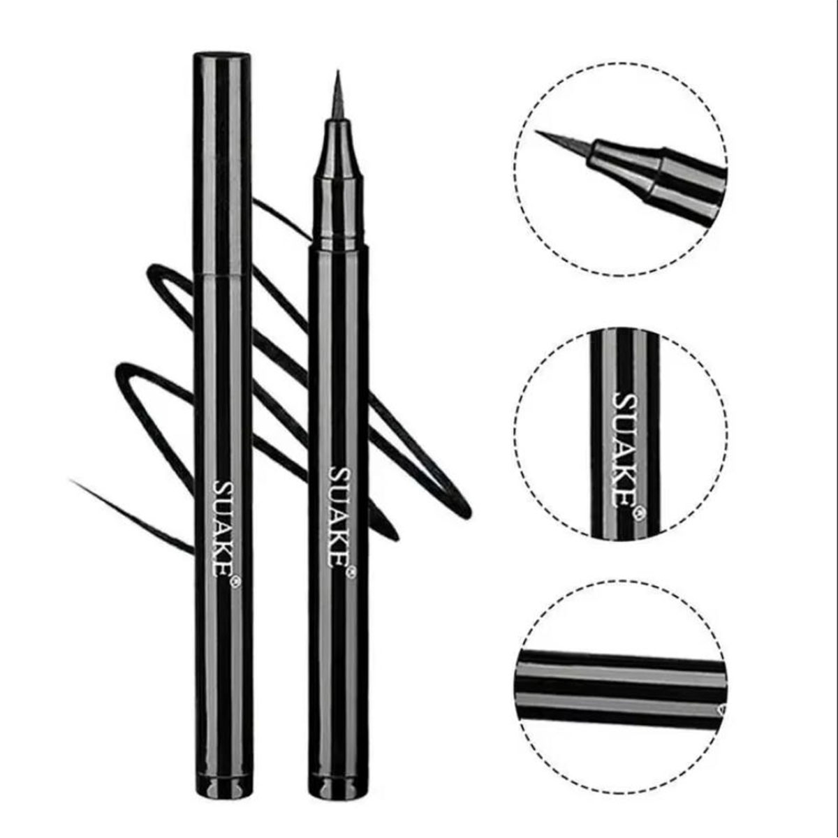 1/5 ชิ้น ปากกาอายไลเนอร์กันน้ำ - Waterproof Liquid Eyeliner Pen บทวิจารณ์และราคา